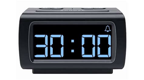 set alarm for 30 minutes.